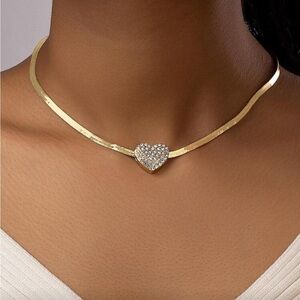 Heart Choker Necklace